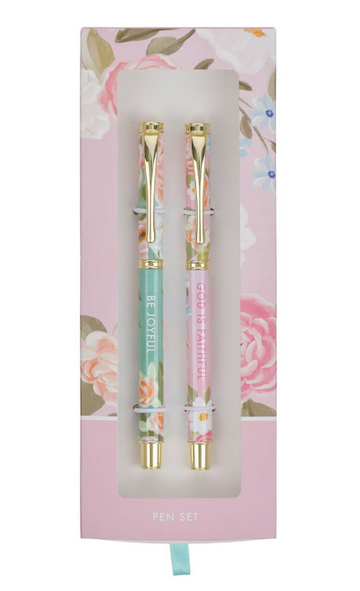 Set de Plumas Rosa y Verde | Diseño Floral