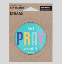 Kerusso Car Coaster | Just Pray