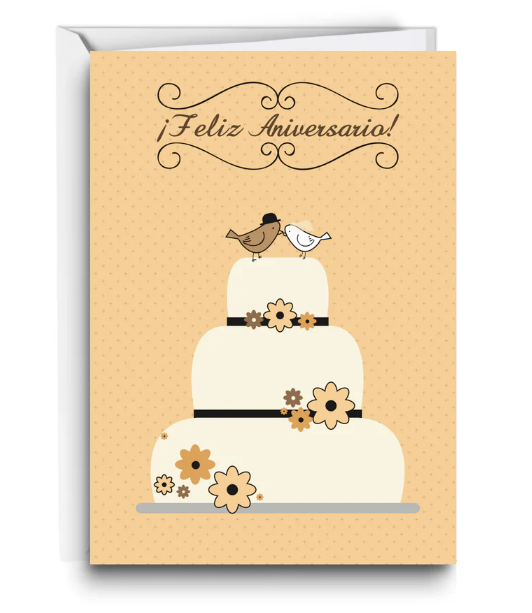 Tarjeta ¡Feliz Aniversario!