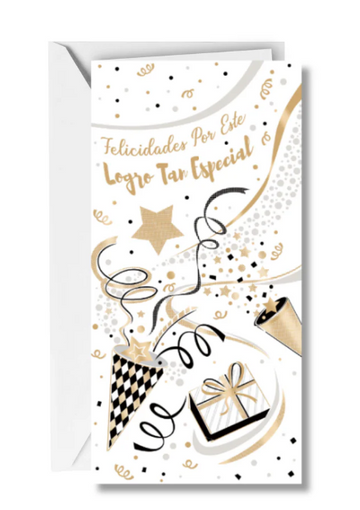 Postal Billetera Felicidades por Este Logro Tan Especial