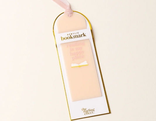 Reading Is My Happy Place | Acrylic Bookmark