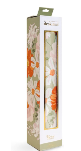 Style Station Desk Mat |Bouquet Beauty Sage
