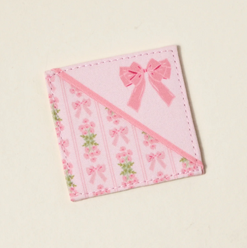 Oh So Fancy Pink Corner Keeper Fabric Bookmark