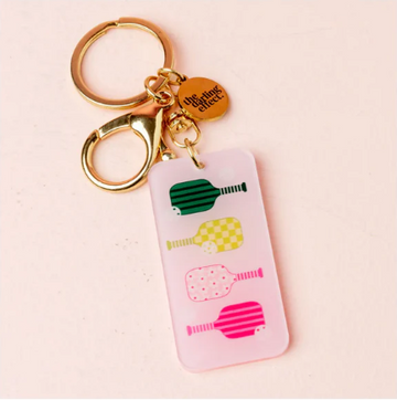 Acrylic Key Chain - Pickleball Paddles