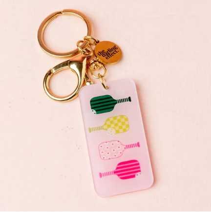 Acrylic Key Chain - Pickleball Paddles