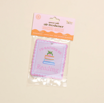 I'd Rather Be Reading Sweet Ride Car Air Freshener