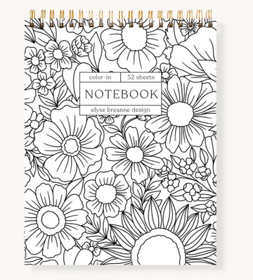 Color-In Spiral Notebook