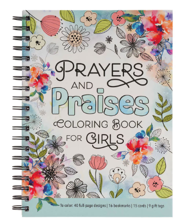 Prayers and Praises Coloring Book for Girls