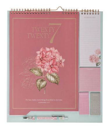 2027 All Things Beautiful Wall Calendar Organizer | Ecclesiastes 3:11