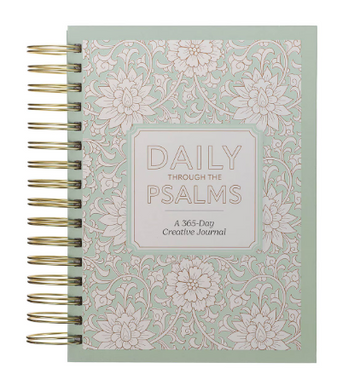 Daily Through the Psalms| A 365-Day Spiral-bound Creative Journal