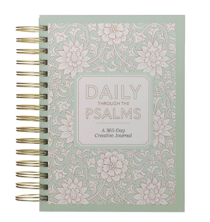 Daily Through the Psalms| A 365-Day Spiral-bound Creative Journal