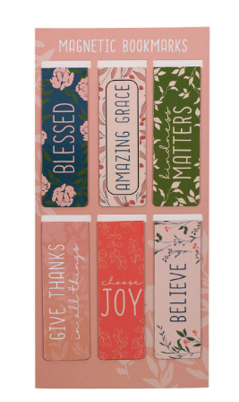 Blessed Joy Believe Magnetic Bookmark Set