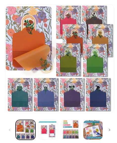 Mr. Pen- Plastic Transparent Bible Journaling Sticky Notes|10 Pads