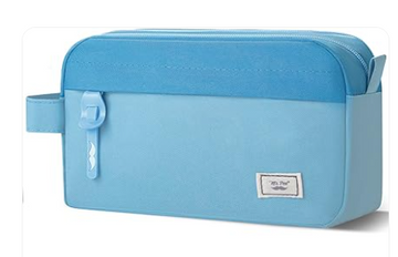 Large Capacity Pencil Case Blue