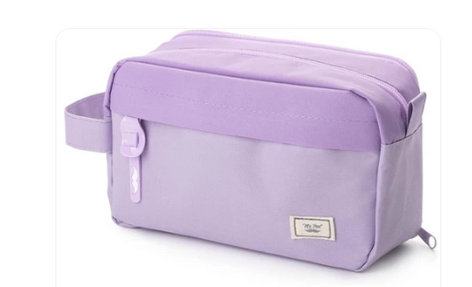 Large Capacity Pencil Case  purple