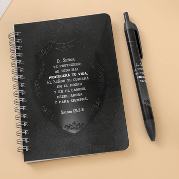 Libreta con bolígrafo El Señor te protegerá