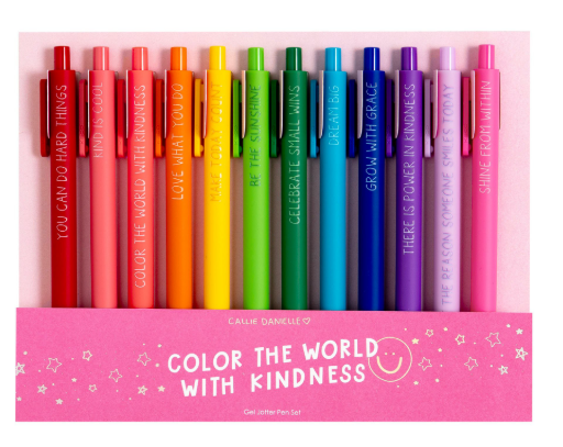 Color The World With Kindness Pen Set