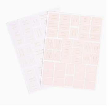 Bible tabs pink and creme