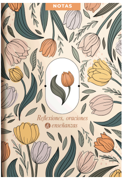 Libreta Reflexiones, Oraciones y Enseñanzas - Flores | Editorial Unilit