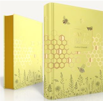 Biblia Obsequios y premios RVR60 Imitación piel |Amarillo abejas