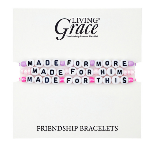 Pulsera de Amistad Made For More | Efesios 2:10