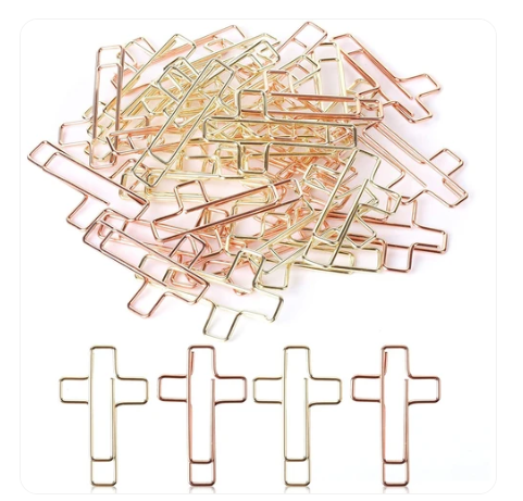 Cross Paper Clips |35 pack