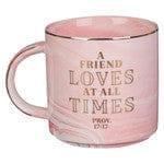 A Friend Loves At All Times Pink Marbled - Pura Vida Books