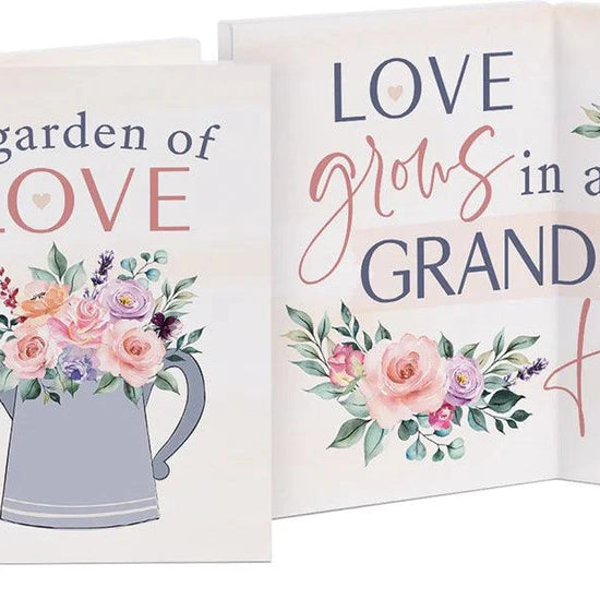 A garden of love - Mini wooden keepsake card - Pura Vida Books