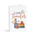 A Good Teacher Motivates The Body Inspires The Mind Wooden Keepsake Card - Pura Vida Books