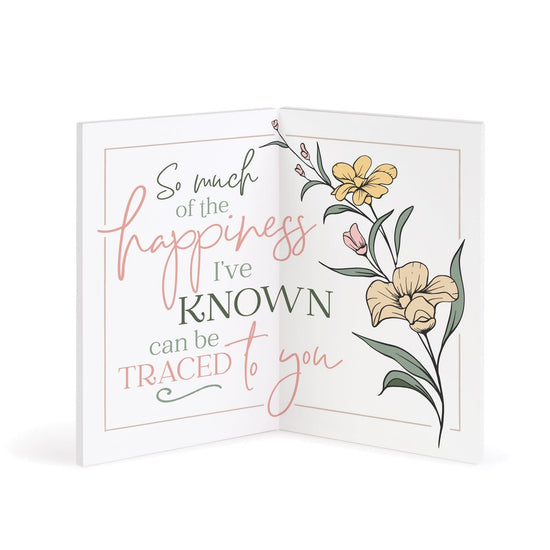 A Mother's Love Wooden Keepsake Card - Pura Vida Books