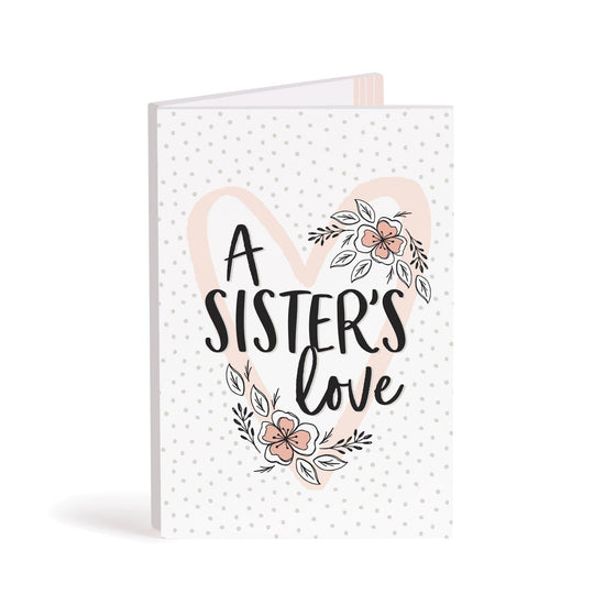 A Sister's Love Wooden Keepsake Card - Pura Vida Books