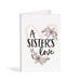 A Sister's Love Wooden Keepsake Card - Pura Vida Books