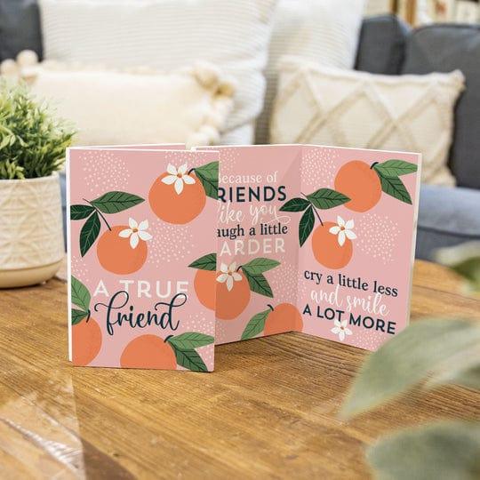 A True Friend Wooden Keepsake Card - Pura Vida Books