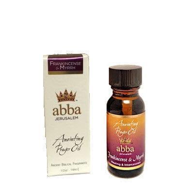 Aceite para Ungir, Frankincense & Myrrh 1/2 oz - Pura Vida Books