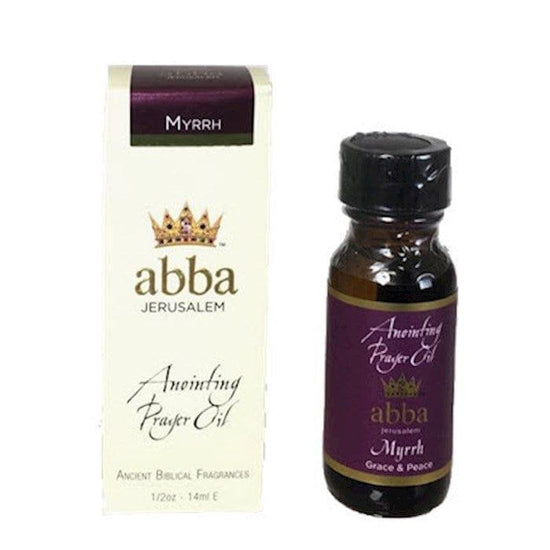 Aceite para Ungir, Myrrh 1/2 oz - Pura Vida Books