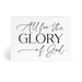 All For The Glory Of God Tabletop Pallet Décor - Pura Vida Books