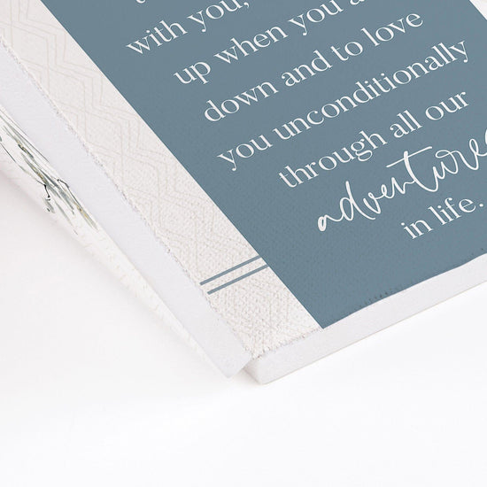 Always & Forever Wooden Keepsake Card - Pura Vida Books