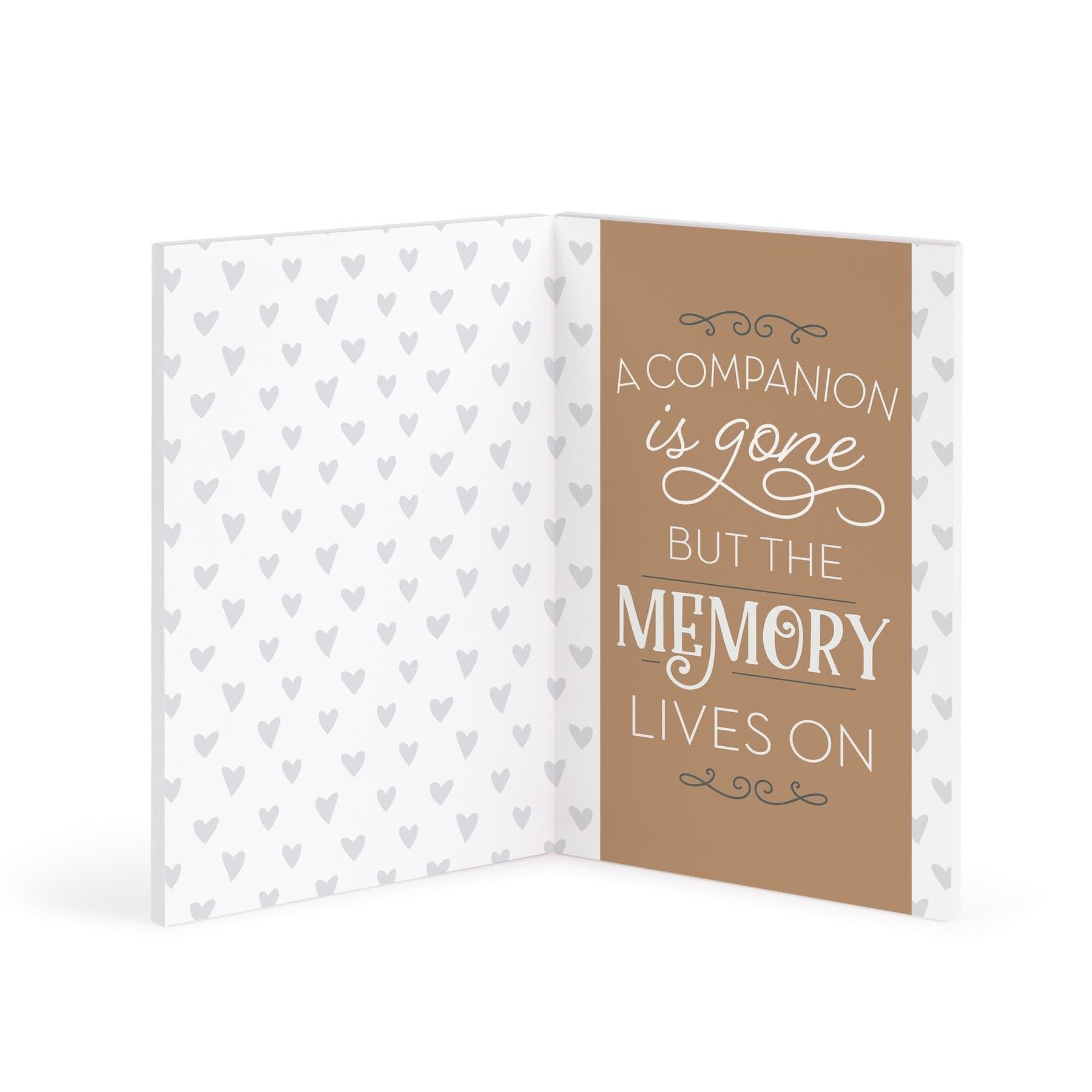 Always In Our Hearts Wooden Keepsake Card - Pura Vida Books