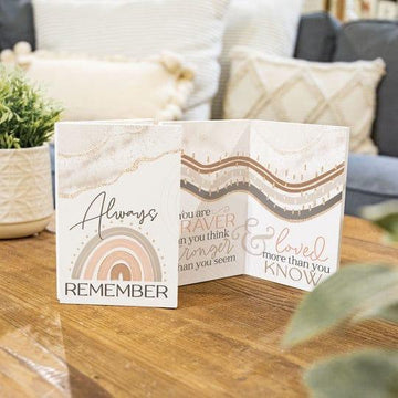 Always Remember Wooden Keepsake Card - Pura Vida Books