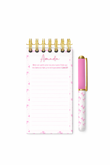 Notepad y Boligrafo | Amada