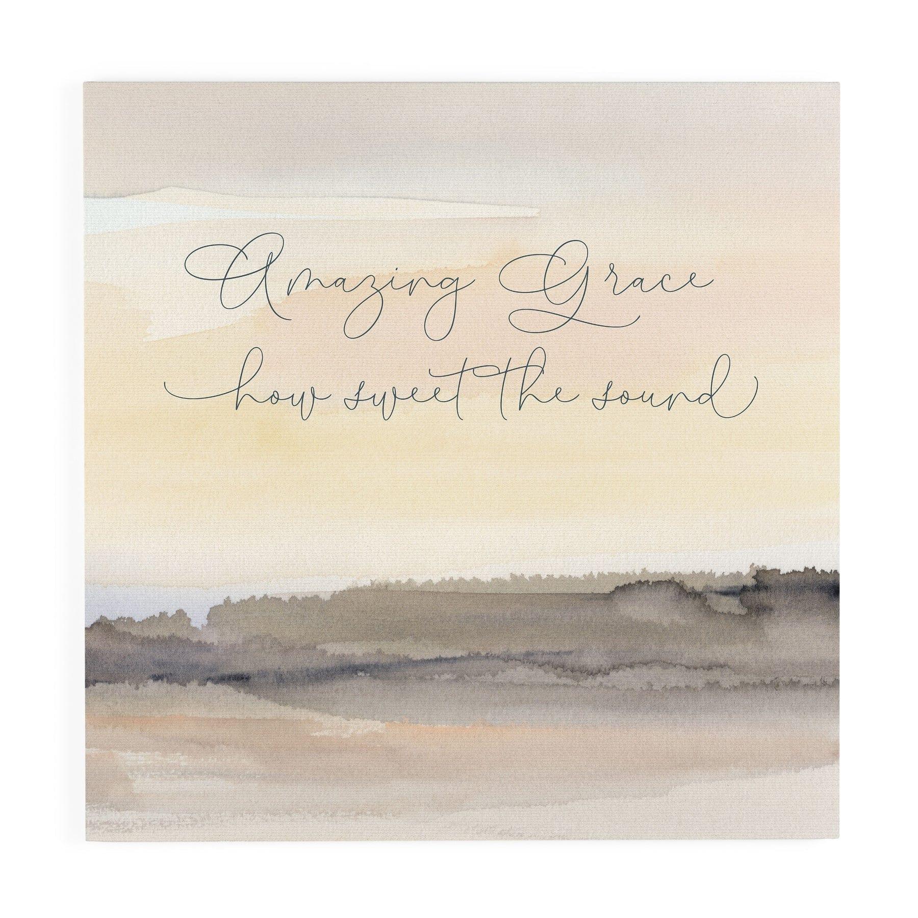 Amazing Grace How Sweet The Sound Canvas - Pura Vida Books