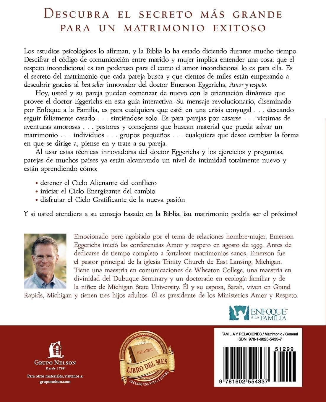 Amor y Respeto: Cuaderno de Ejercicios - Dr. Emerson Eggerichs - Pura Vida Books