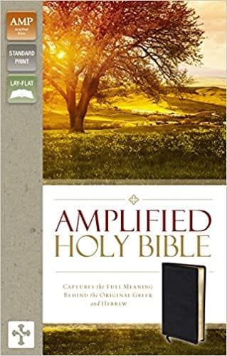Amplified Holy Bible, Bonded Leather, Black: Captures the Full Meaning Behind the Original Greek and Hebrew - Pura Vida Books