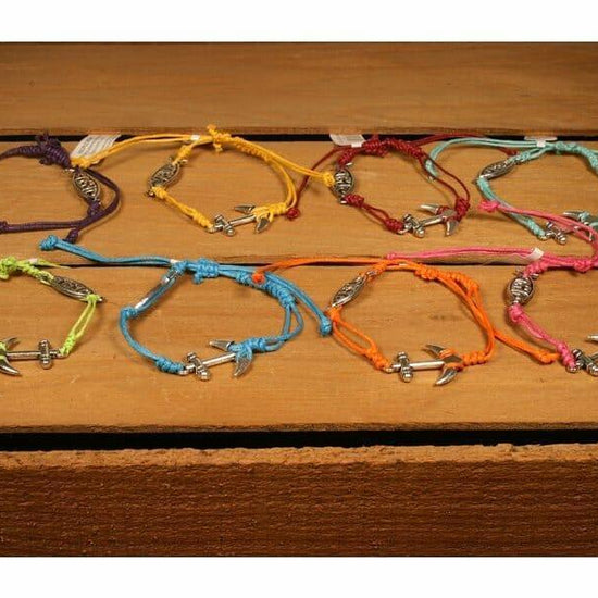 Anchor & Jesus Fish Bracelet - Pura Vida Books