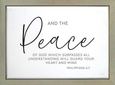 And The Peace Of God Which Surpasses All Framed Art - Pura Vida Books