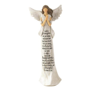 Angel Figurine I Said A Prayer Resin 3.54x9" - Pura Vida Books