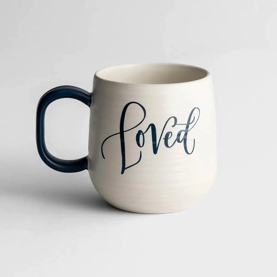 Artisan Ceramic Mug Loved - Pura Vida Books