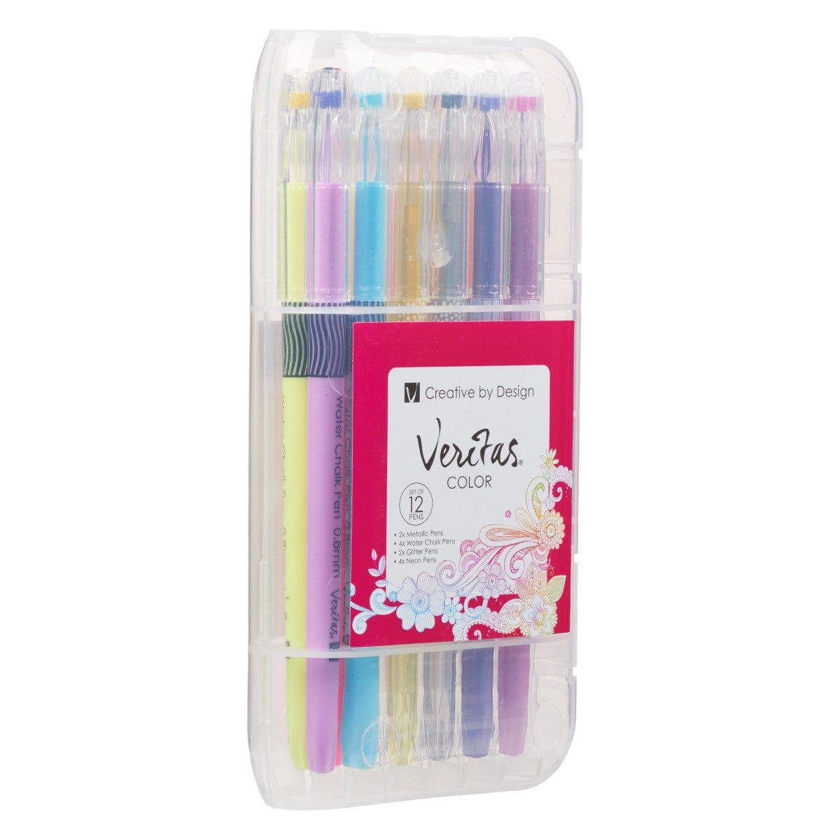 Assorted Gel Pen Set - 12 pc - Pura Vida Books