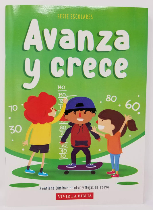 Avanza y crece - Vivir la biblia (Serie Pre escolar) - Pura Vida Books