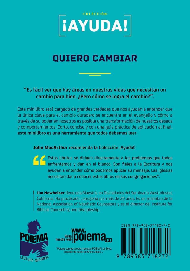 ¡Ayuda! Quiero cambiar- Jim Newheiser - Pura Vida Books